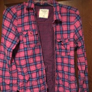 Abercrombie & Fitch flannel button